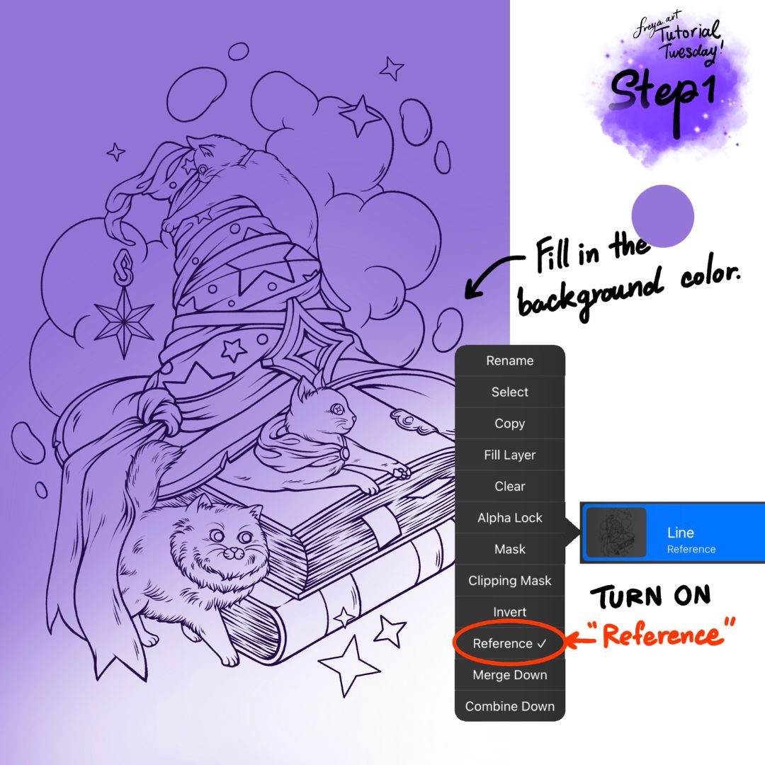 Halloween Tutorial for Procreate (Default Brushes)